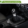 thumbnail image 3 of Unique Bargains Gear Shift Stick Gaiter for Renault Megane MK II 2002-2016 Car Black Gear Stick Knob Cover Boot Shift Cover Faux Leather 1 Pc, 3 of 7