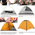 XGEAR Ultralight 2Person Backpacking Tent 2 Doors Waterproof Camping