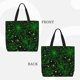 thumbnail image 2 of Easygdp Green Bright Web with Spiders Bolsa Tote para Mujer, Bolso de Hombro para Trabajo, Playa, Viajes, Compras y Supermercado, 2 of 7