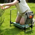 thumbnail image 2 of 2023 Garden Kneeler and Seat  Workseat Folding Gardening  with 8" Upgrade Widen EVA Foam Kneeling Pad and Detachable Tool Pouch 2 in 1 Portable Gardening Stools for Back Yard Outdoor Fishing, 2 of 8
