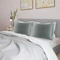 thumbnail image 2 of Unique Bargains Luxury Satin Pillowcase Cool Silk Pillow Case Cover 2pcs, 2 of 9