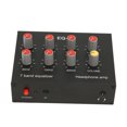 thumbnail image 3 of 7 Band Equalizer, 7 Band Sound Equalizer Stable Aluminum Alloy High Bass Adjustment  Output Input DC5V-12V  For Cars, 3 of 8