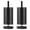 Black, variant on yotijay 2Pcs Adjustable Furniture Legs Replacement for Couch Cabinet Air 10cm