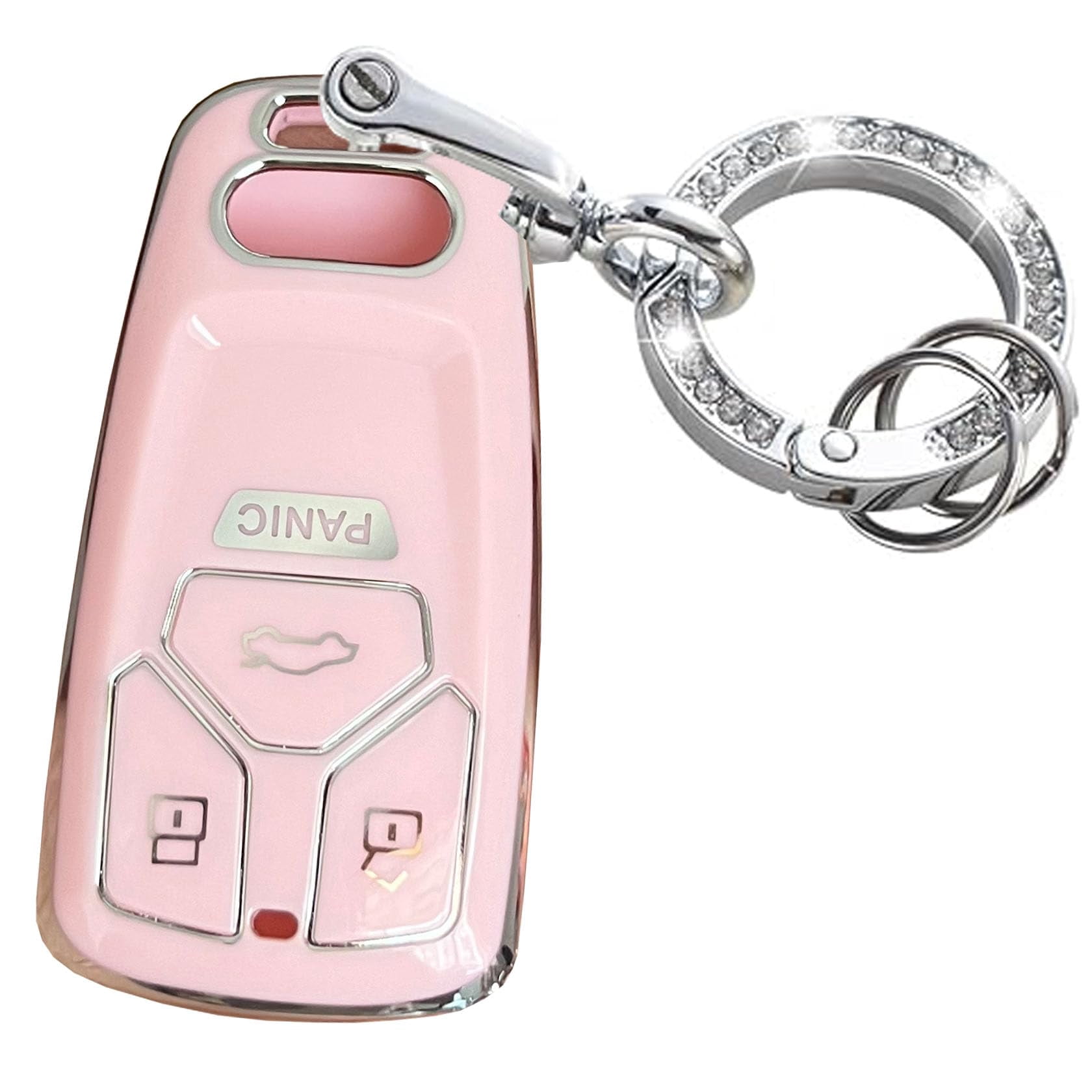 Keyless Entry Systems for Audi Key Fob Cover Fits for Audi A4 Q7 Q5 TT A3 A6 SQ5 R8 S5 Remote Key