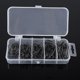 thumbnail image 3 of 100PCS/Box Fishing Crank Hook High Carbon Steel Offset Lure Jig Worm Fishing Accessories Tools, 3 of 4
