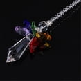 thumbnail image 4 of Modern Rainbow Crystal Angel Chakra Suncatcher Car Charm Pendant for Auto Rear View Mirror Hanging Decor -Transparent, 4 of 5