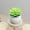 Mint Green, variant on LKZQHMC Mini Assorted Green Faux Succulent, Indoor Fake Plants in Geometric Plastic Pots, PC of 1