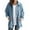 Blue, variant on Fleece Jacket Women Button Down Long Sleeve Fuzzy Warm Jackets Fall Clothes Winter Coats