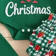 thumbnail image 5 of Enyan My First Christmas Baby Girl Outfit Newborn Infant Girl Long Sleeve Top Tutu Dress Headband and Socks 4PCS Clothes Set, 5 of 9