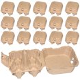 thumbnail image 1 of 25pcs Household Paper Pulp Egg Containers Egg Paper Pulp Cartons Egg Storage Holders, 1 of 9