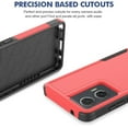 thumbnail image 6 of for Moto G Stylus 5G 2024 Case: Dual Layer Protective Heavy Duty Cell Phone Cover Shockproof Rugged with HD Screen Protector - Military Protection Bumper Tough - Motorola Moto G Stylus 5G 2024, Red, 6 of 15