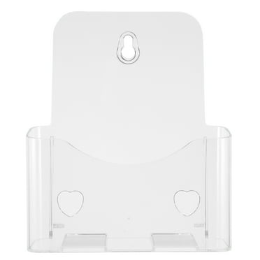 Himition Acrylic File Holder Hanging Magazine Organizer Wall Mounted Document Holder Magazine Rack