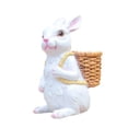 thumbnail image 2 of koolsoo Cartoon Flower Pot, Bunny Sculpture Bonsai Pot Flowerpot Rabbit Statue Container Basket, 2 of 9