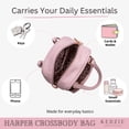 thumbnail image 5 of Kedzie Harper Multi-Pocket Crossbody Bag, Pink (Women's), 5 of 7