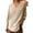 Beige, variant on Womens Everyday Short Sleeve Top Womens V Neck Linen T Shirt Casual Short Sleeve Blouse for Spring Summer Fall Everyday Wear Ladies Comfort Tees White XXL