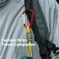 thumbnail image 6 of Arcticwind D-Shaped Aluminum Carabiner Clip - Keychain Clip, Backpack Clip, Keychain Clip, Water Bottle Clip, Secure Keychain - Spring Snap Key Chain Clip Hook Buckle (4/5/6 Pcs）, 6 of 6