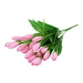 thumbnail image 2 of Visland 4PCS Artificial Tulip Flowers Tulip Flower Bouquet for Home Wedding Party Office Decor, 2 of 6