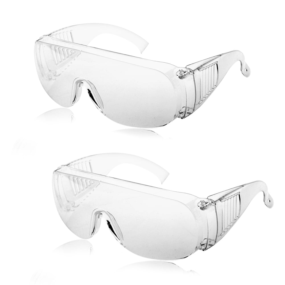 Fdit Safety Goggles,Safety Glasses,2pcs Plastic Safety Glasses Full