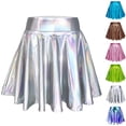 thumbnail image 1 of Sentmoon Skirt for Women High Waisted Solid Color Workout Womens Skirts Midi Length Tennis Skirts Beach Accessories Fashion for Spring, Summer, and Holiday Travel Multicolor L, 1 of 6