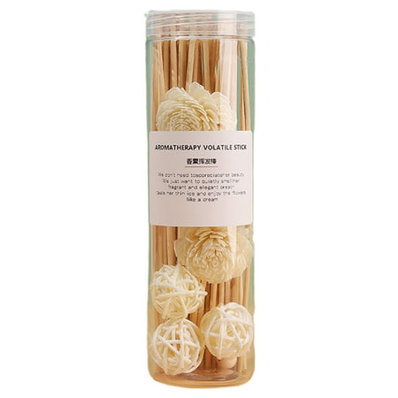 

JANGSLNG 50Pcs Incense Volatile Sticks Long Lasting Fragrance Realistic Flower Decor Good Absorption Replacement Rattan Balls Perfume Volatility Volatile Rods Aromatherapy Ornaments