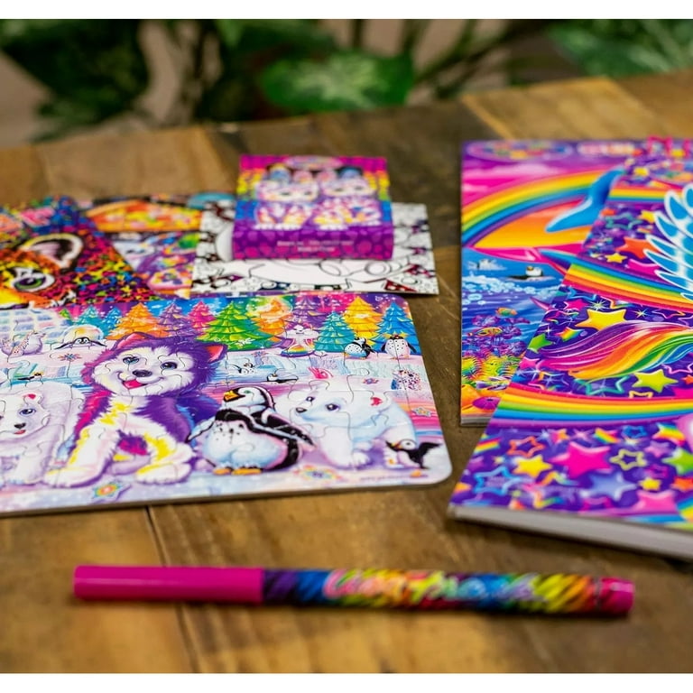 Lisa Frank Coloring and Activity Tri-Fold Storage Case - Walmart.com