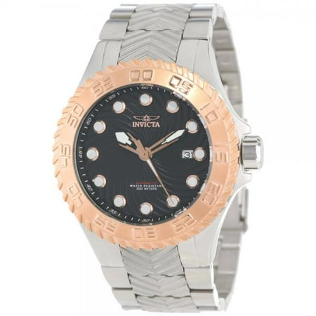 Invicta Men's 12927 Pro Diver Automatic Black Textured Dial Stainless Steel Watch