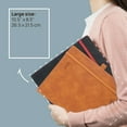 thumbnail image 3 of POPRUN Planner 2025 Weekly & Monthly Planners & Appointment Book, 8.5" x 10.5", Leather Soft Cover with Monthly Tabs, Inner Pocket, 100GSM Thick Paper - Petrol Green, 3 of 6
