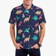 thumbnail image 1 of Fotbe Cartoon Dinosaur Camiseta Polo de Golf para Hombre con Estampado – Camisa Deportiva Transpirable con Cuello Abotonado-Large, 1 of 6