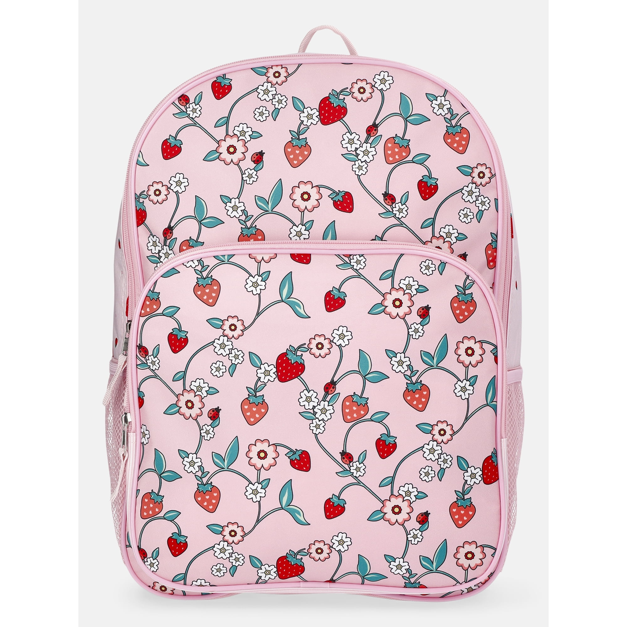 Wonder Nation Kids' 17" Berry Patch Backpack, Pink