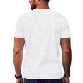 thumbnail image 3 of Men's Muscle T-Shirt Stretch Short Sleeve Fitness T-Shirt Casual Slim Fit Henley, 3 of 8
