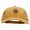 Gold, variant on Heart Focus Embroidered Unstructured Pigment Dyed Cotton Cap - Gold OSFM