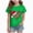 A623-Green, variant on NOLDARES Girl's Short Sleeve T-Shirt Christmas Fall Casual Cute Holiday Graphic Tees Tops,A623-Dark Gray