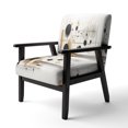 thumbnail image 3 of Designart "Minimalist Exploration Beige Suprematism II" Multi-Color Abstract Suprematism Upholstered Accent Chair - Modern Arm Chair For Bedroom, 3 of 7