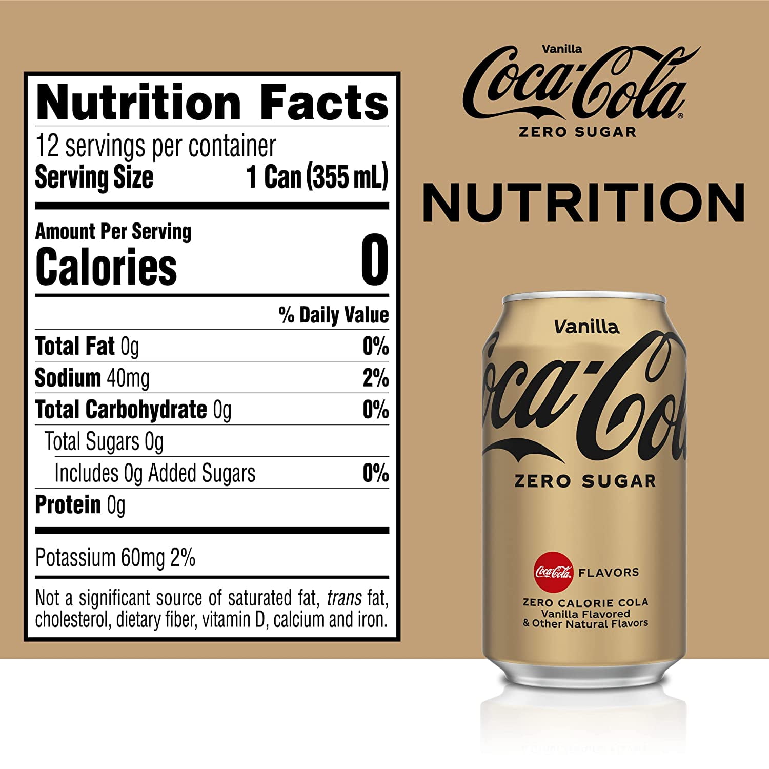 Coke Zero Vanilla Fridge Pack Bundle, 12 fl oz, 36 Pack