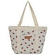 thumbnail image 3 of Bolso de hombro con estampado de fresas bolso de pana de gran capacidad para mujer color negro, 3 of 8