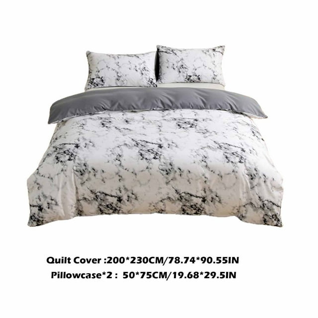 Juego de cama de tres piezas para regalo, textiles para el hogar, lijado, juego de tres piezas liso, juegos de cama lavables a máquina, ropa de cama