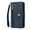 Blue, variant on ELEHOLD Wallet for iPhone 15 6.1" Case, PU Leather Large Capacity Card Holders Zipper Wallet Detachable Wris Strap Cash Pocket Kickstand Shockproof Flip Wallet Protective Case for iPhone 15, Gray