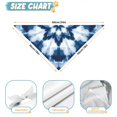 thumbnail image 6 of Dog Bandana 1 Pack,Blue White Tie Dye Mandala Pattern Bandanas for Dogs,Cat Bandana,Small/ Large Dog Bandana 2 Size,Dog Bandanas, 6 of 6