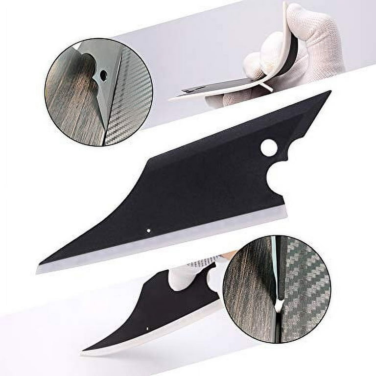 New Car Vinyl Tint Film Installation Tool Kit Rubber Scraper Magnetic  Holder Wrapping Sticker Carving Knife with Spare Blades - AliExpress