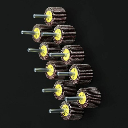 

10pcs Sanding Flap Wheel Sandpaper Disc 80 Grit Grinding Polishing Rotary Tool