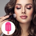 thumbnail image 2 of Unique Bargains 1 Pc ice Shape Makeup Brush Cleaning Mat Pink, 2 of 6