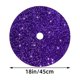 thumbnail image 3 of Falda de árbol de Navidad con copo de nieve y lentejuelas - Falda de árbol morado con purpurina para decoración navideña, tallas 18" 24" 48", fibra de poliéster brillante, 3 of 7