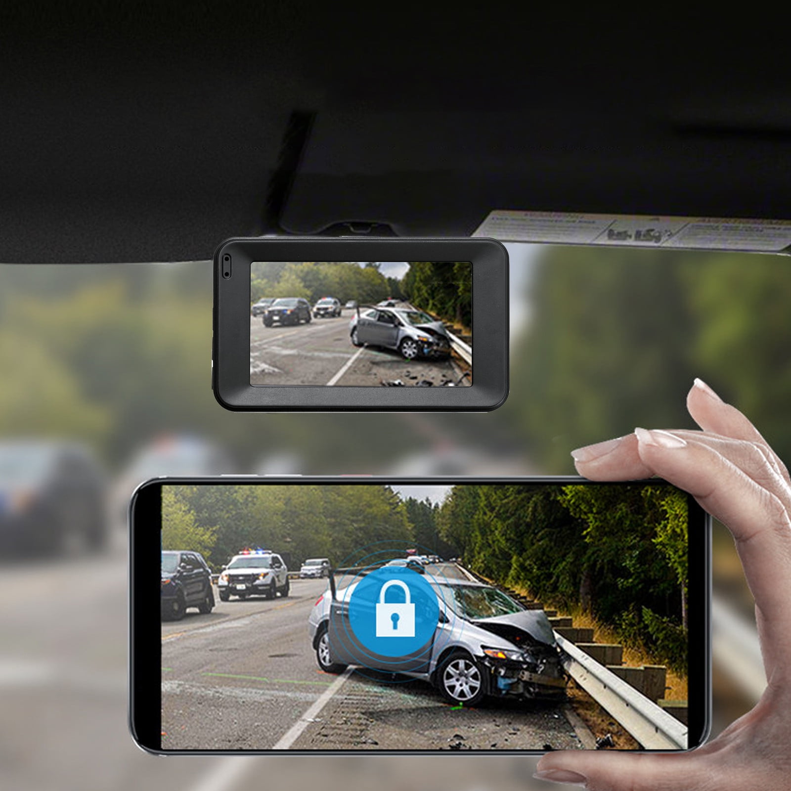 Cameland HD Front And Rear Dual Lens On-board Driving Recorder 140