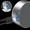 thumbnail image 4 of Altavoz Bluetooth con forma de pistola de acero pequeño y sonido de metal portátil con minitarjeta inalámbrica y luz de 1 color, 4 of 7