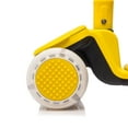 thumbnail image 6 of 3-Wheel Ride On Scooter with Buildable Blocks and PU Flashing Wheels, Folding Kick Scooter with 5 Position Adjustable Height and Footbrake, Thickened Aluminum Portable Scooter for Outdoor, Yellow, 6 of 7