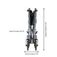 thumbnail image 6 of Nova Super Lightweight Comet Transport Wheelchair, 6 of 7