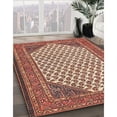 thumbnail image 2 of Ahgly Company Indoor Rectangle Traditional Sandy Brown Persian Area Rugs, Swatch Sample, 2 of 6