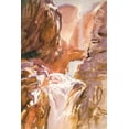 thumbnail image 2 of Sargent, John Singer 17x24 White Modern Wood Framed Museum Art Print Titled - Mountain Torrent, 2 of 4