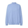 thumbnail image 4 of idosla Women's Oversized Batwing Sweaters 2025 Fall Outfits Trendy Crewneck Knit Side Slit Fashion Pullover Tops (Sky Blue, XL), 4 of 4