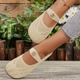 thumbnail image 2 of Women's Wide Toe Box Lightweight Walking Shoes Breathable Slip On Ballet Flat Shoe Mesh Slip On Loafers, 2 of 8